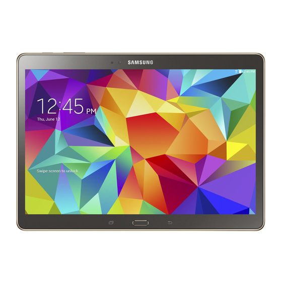 Samsung Galaxy tab S User Manual