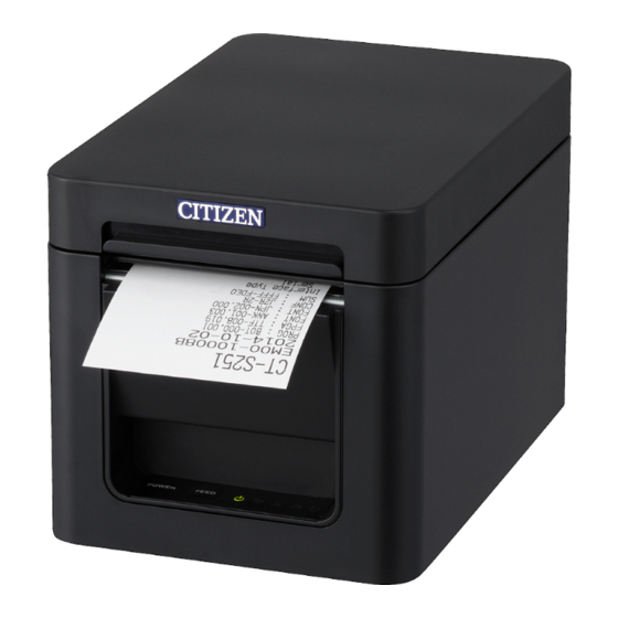 Citizen CT-S251 User Manual