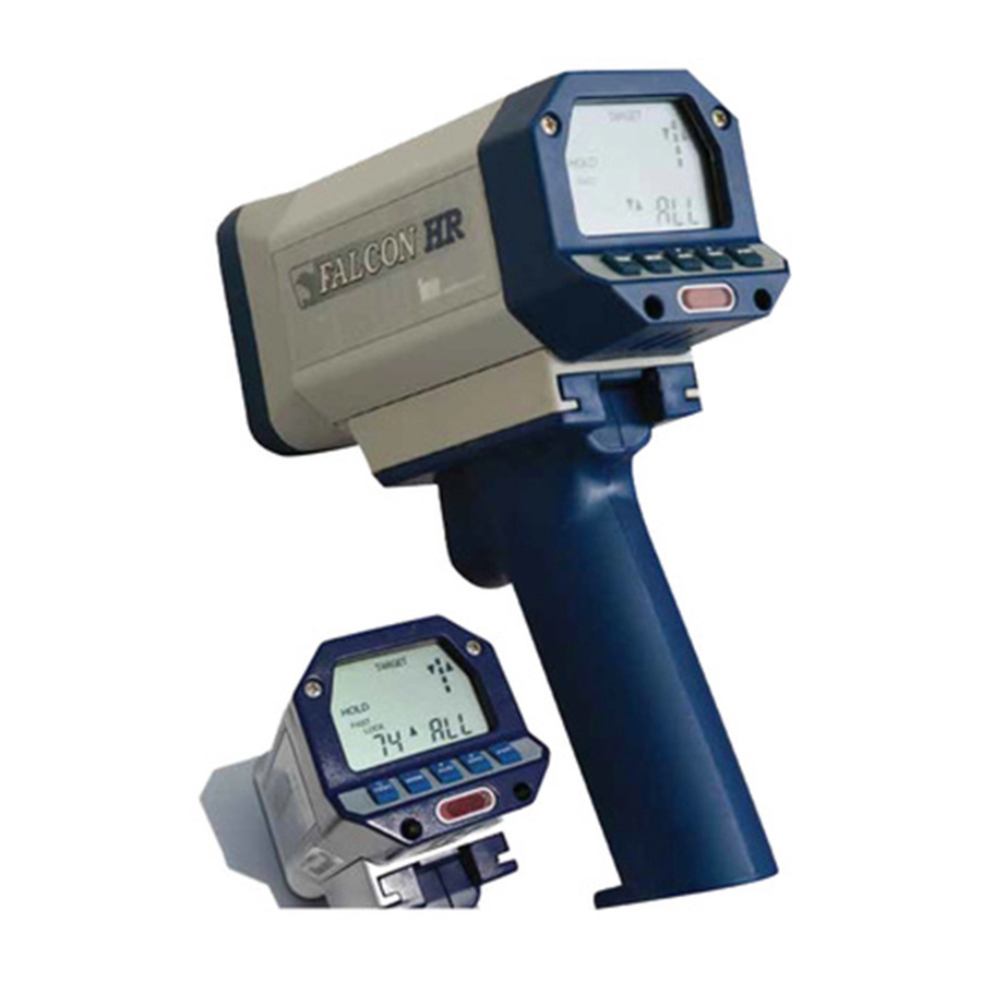 Kustom Signals Falcon HR Operator's Manual