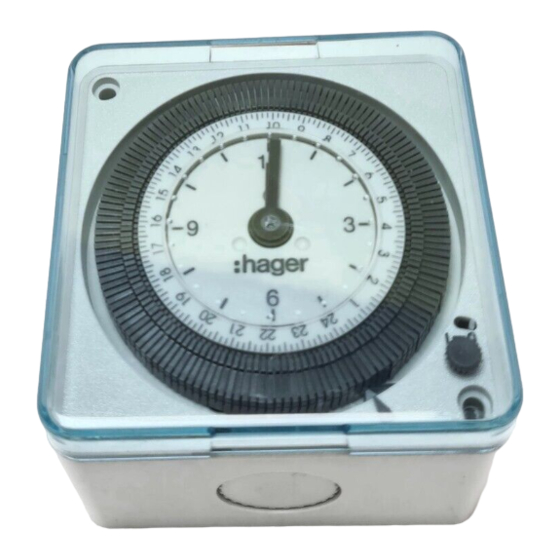 hager EH716 Instructions For Use