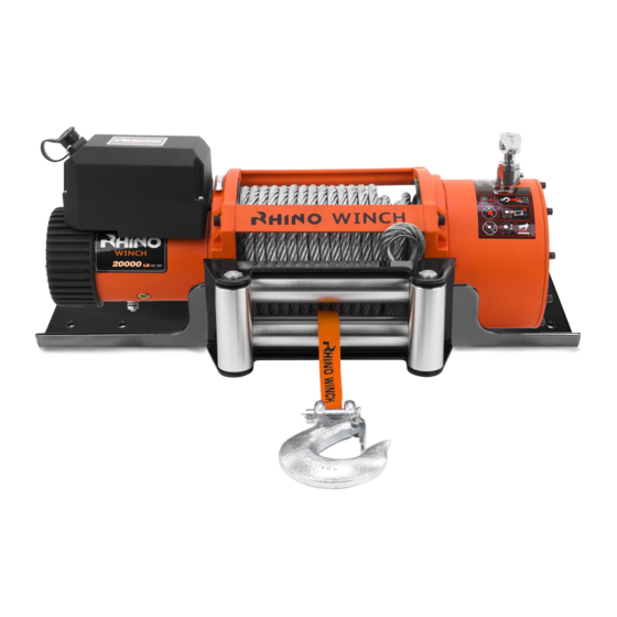 Rhino Winch 13500lb Manual