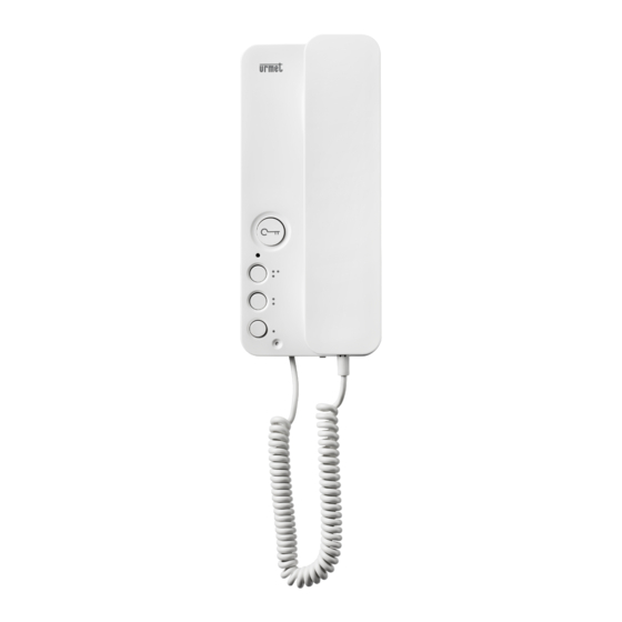 urmet domus 1183 Quick Start Manual