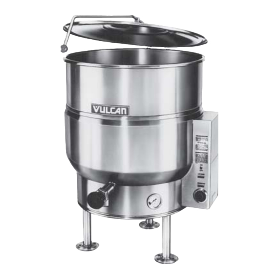 Vulcan-Hart VEL100 Replacement Parts Catalog