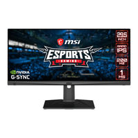 MSI Optix MAG301RF User Manual