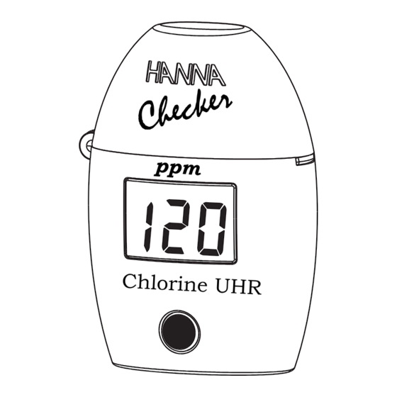 Hanna Instruments HI 771 Manual