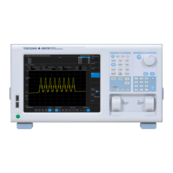 YOKOGAWA AQ6370E User Manual