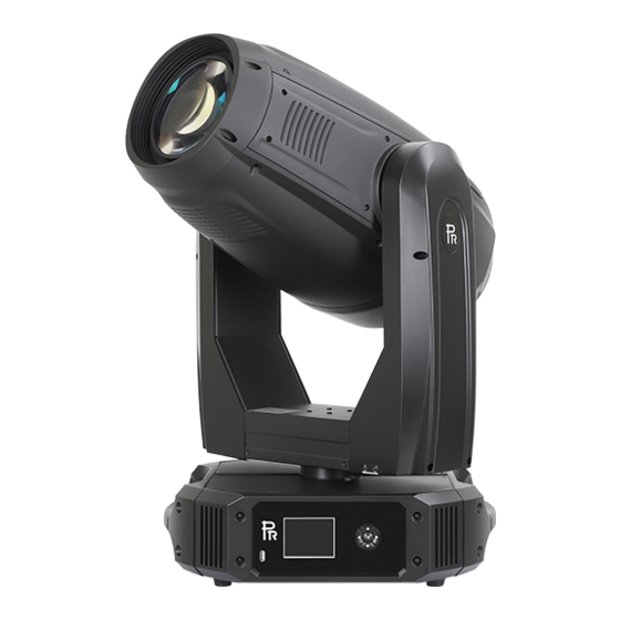 PR Lighting PR-6000 SPOT Manual