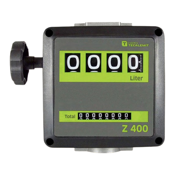 HORN Tecalemit Z 400 Operating Manual