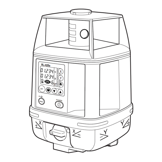 Topcon RL-H2Sa Instruction Manual