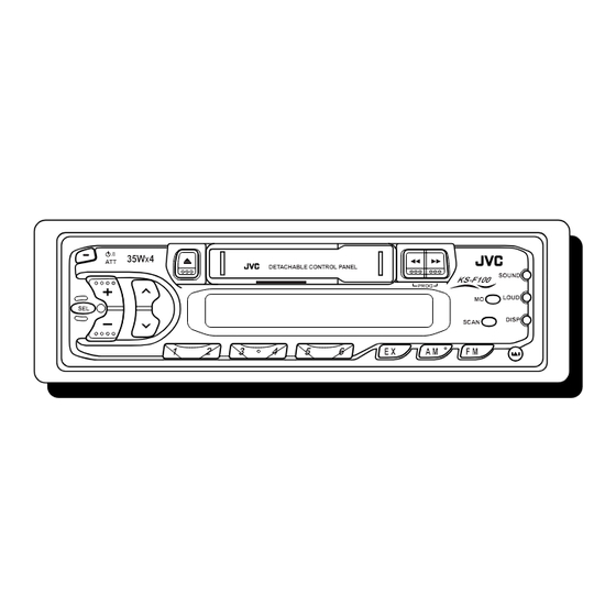 JVC KS F100 Instructions Manual