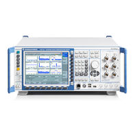 Rohde & Schwarz CMW500 User Manual