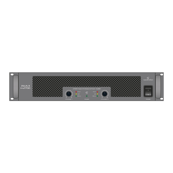 soundsation ZEUS II series User Manual
