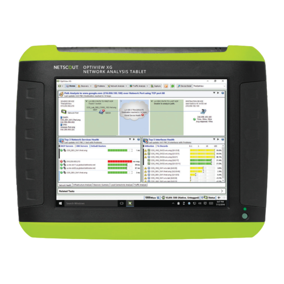 Netscout OptiView XG Getting Started Manual
