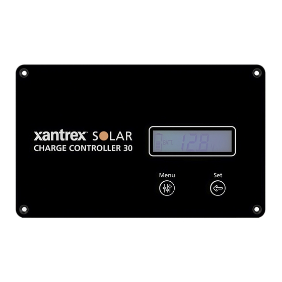 Xantrex SOLAR CHARGE CONTROLLER 30 Owner's Manual