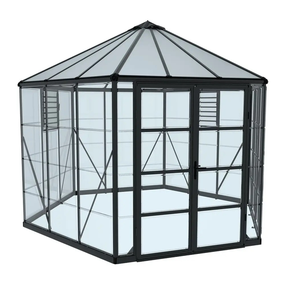 Palram Oasis Hex 12' Greenhouse Assembly Instructions Manual