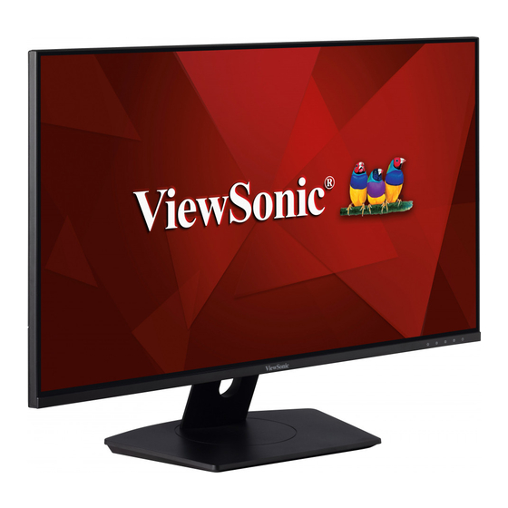 ViewSonic VX2480-2K-shd User Manual