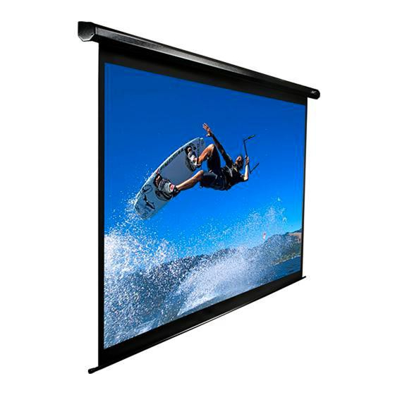 Elite Screens VMAX110UWH2 E24 Manual