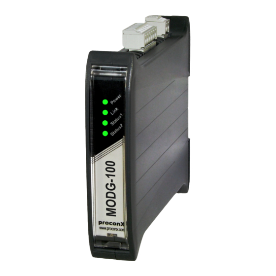 Proconx MODG-100 User Manual