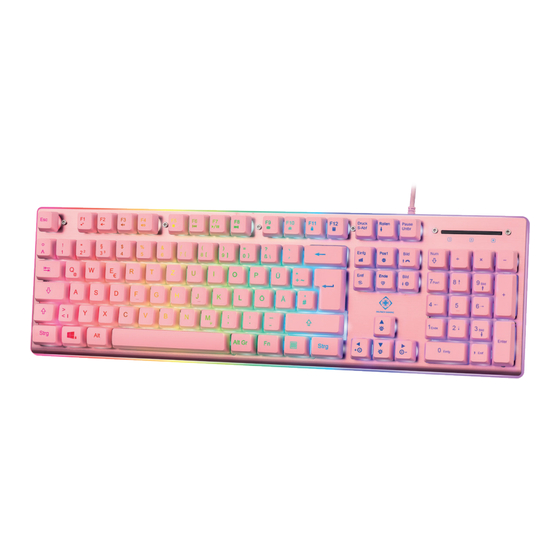 Deltaco Gaming GAM-021-RGB-P-DE User Manual