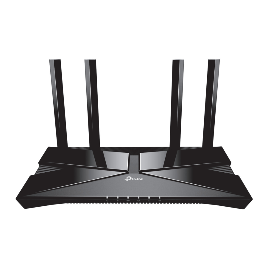 TP-Link Archer AX10 - Dual Band Wi-Fi 6 Router Manual