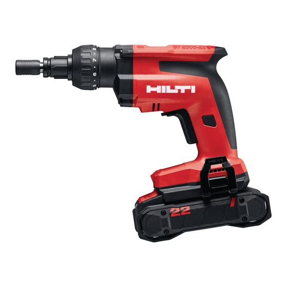 Hilti NURON ST 2000-22 Manual