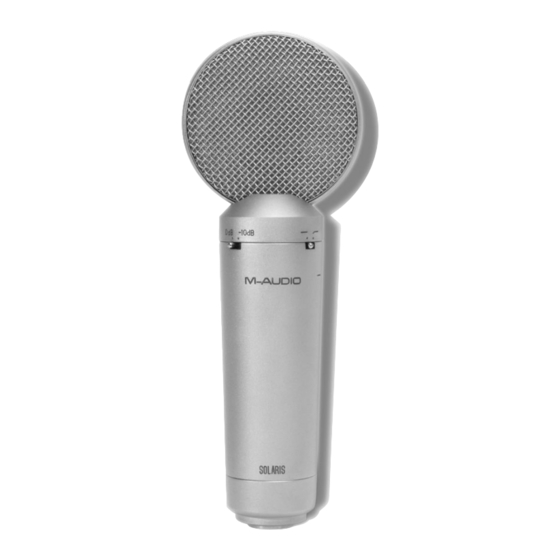 M-Audio Solaris User Manual