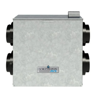 Venmar FAE125 Installation And User Manual