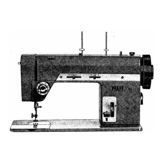 Pfaff 95 Instruction Book