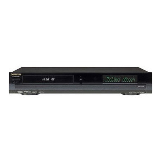Onkyo DV-HD805 Instruction Manual