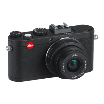 Leica X2 Instructions Manual