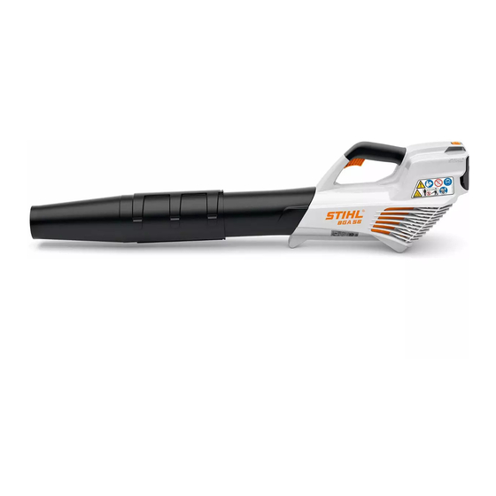 Stihl BGA 56 Instruction Manual