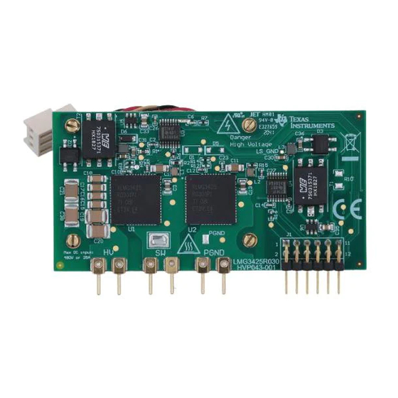 Texas Instruments LMG342XEVM-04X User Manual