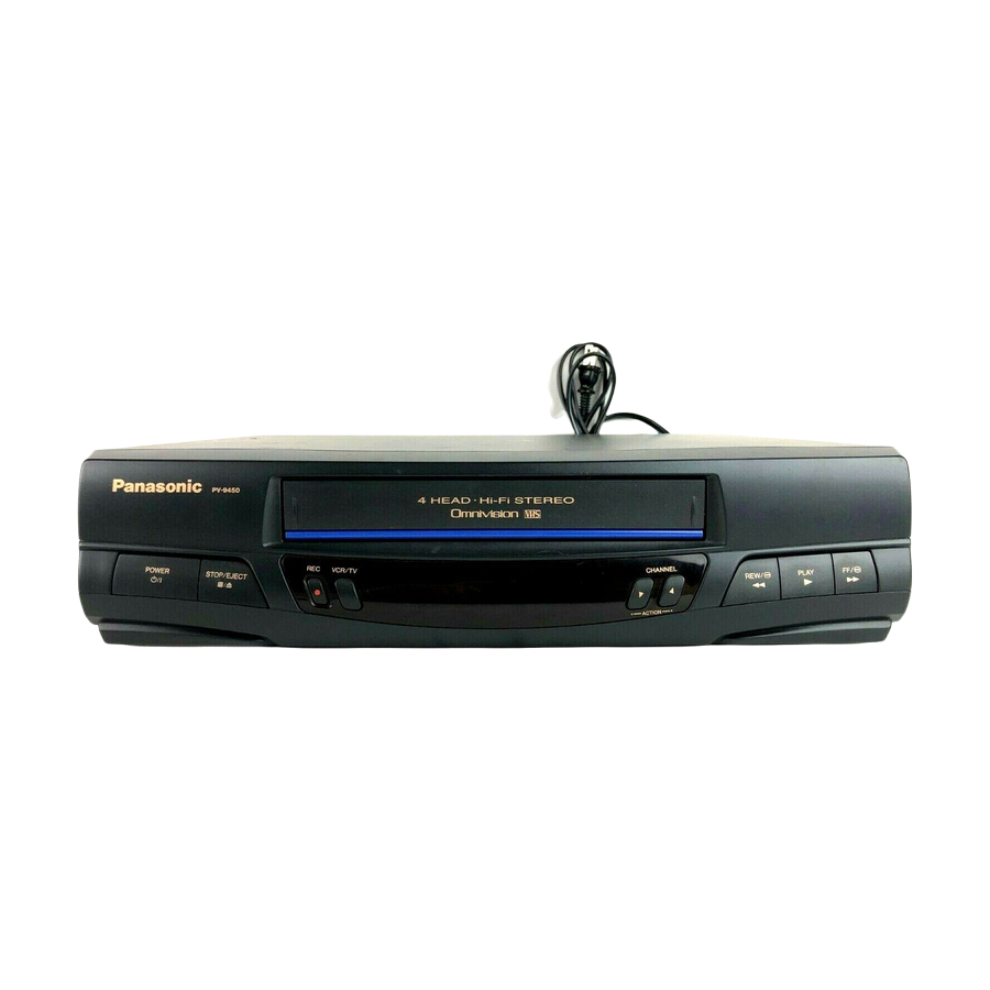Panasonic Omnivision PV-9400 Operating Instructions Manual