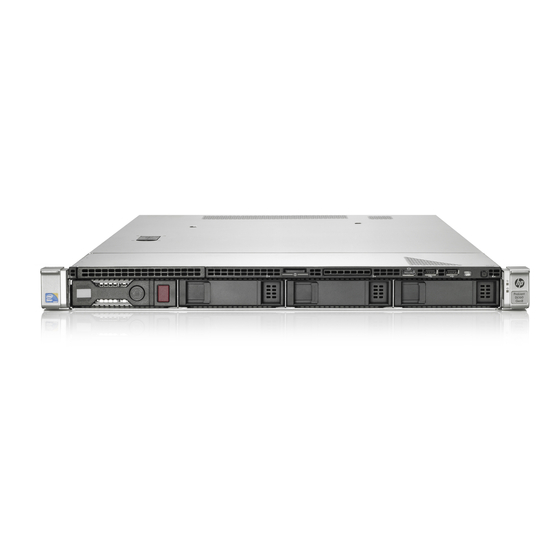 HP ProLiant DL160 Gen8 User Manual