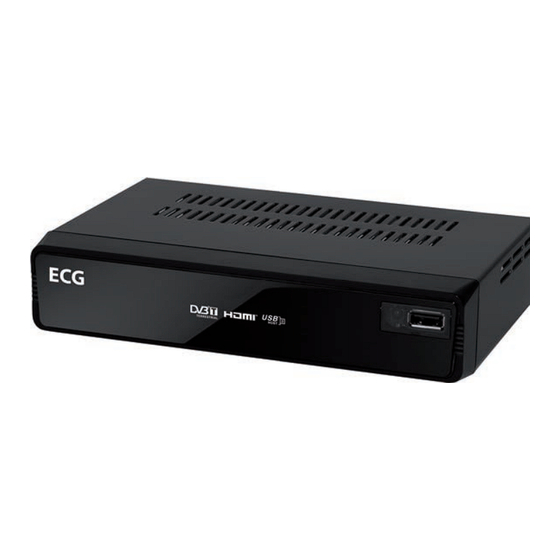 ECG DVT 1350 HD PVR Instruction Manual