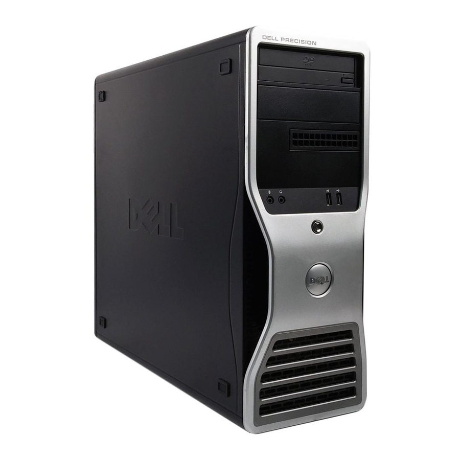 Dell T5400 Quick Reference Manual