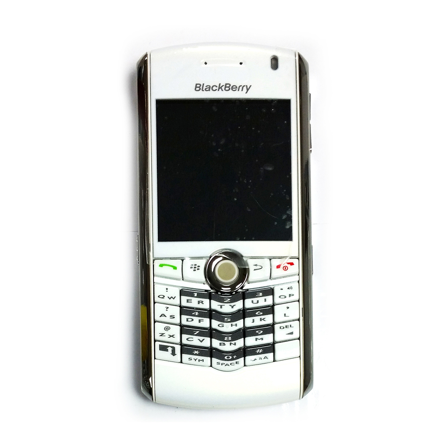 Blackberry 8100 User Manual