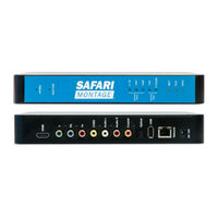 SAFARI Montage G1572 Installation And Setup Manual