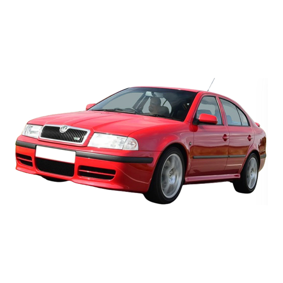 Skoda OCTAVIA MK1 Service Manual