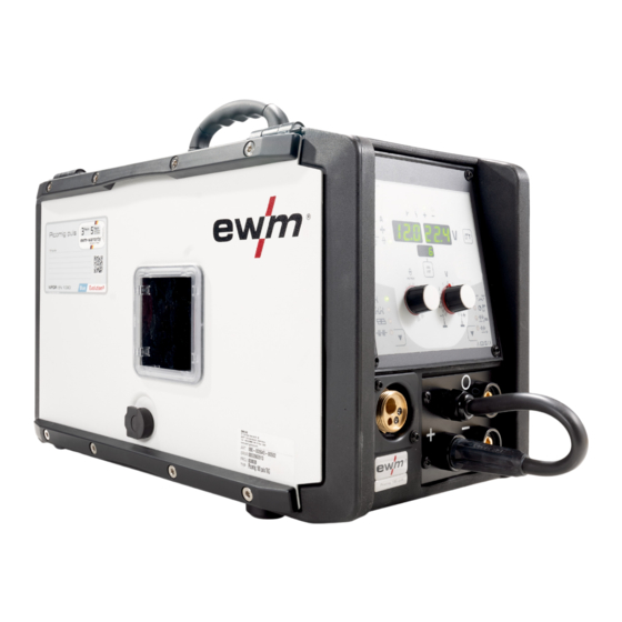 EWM Picomig 180 Synergic TKG Operating Instructions Manual