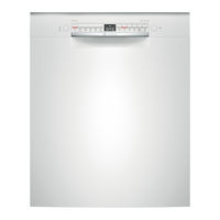Bosch SMU2HTW55S User Manual