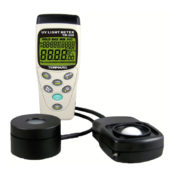 Tenmars TM-208 User Manual