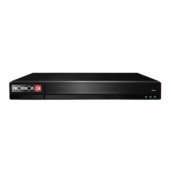 Provision ISR Ossia VMS DEC-0104 Manuals