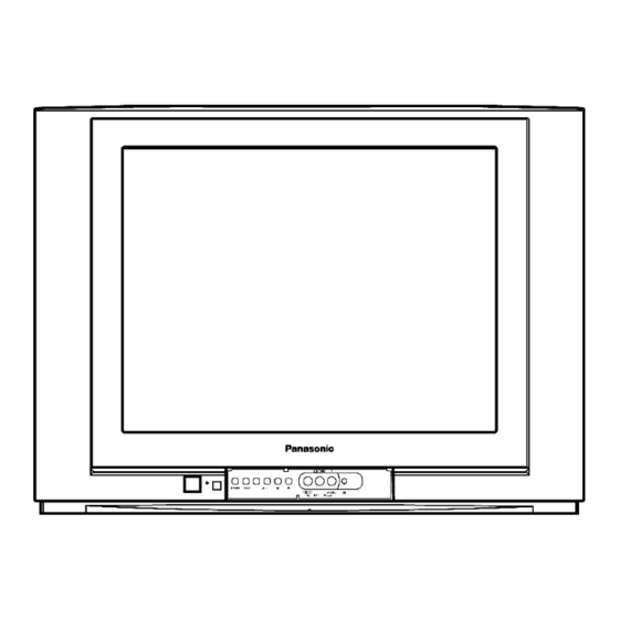 Panasonic TX-21FG50M-SINGAPORE Service Manual