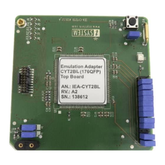 TASKING iSYSTEM Cypress CYT2BL Hardware User Manual