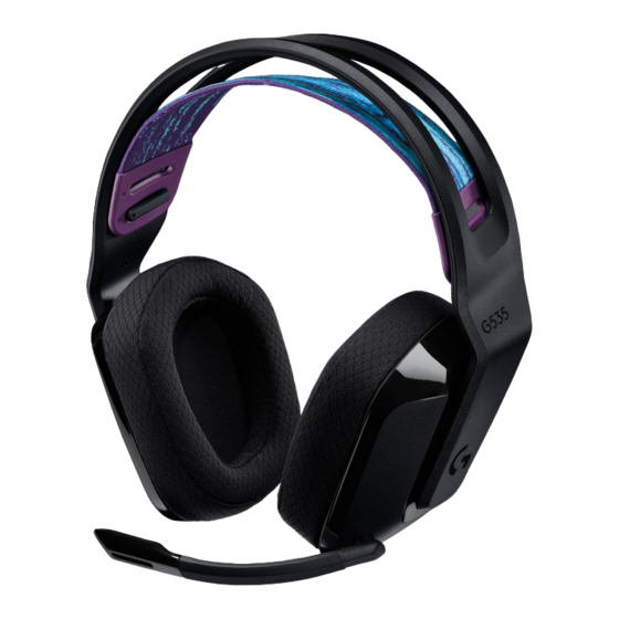 Logitech LIGHTSPEED G535 Setup Manual