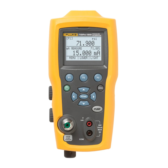 Fluke 719PRO User Manual