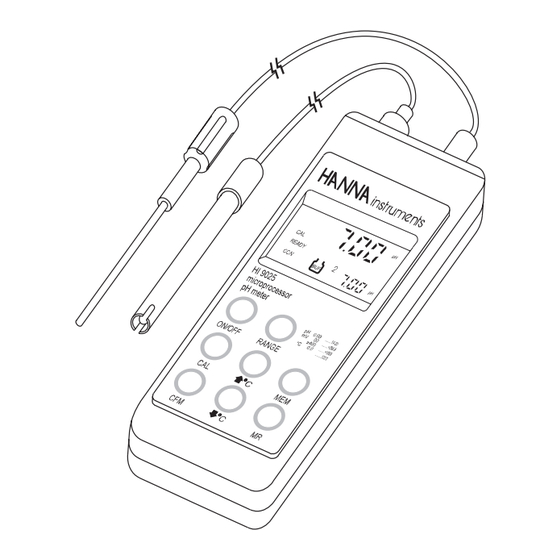 Hanna Instruments HI 9023C Instruction Manual