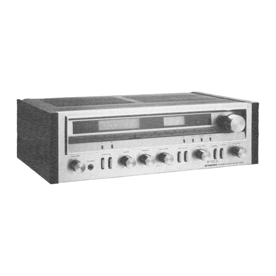 Pioneer SX-720 Service Manual