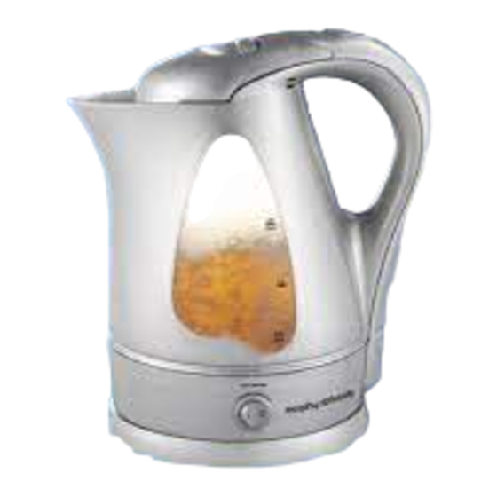 Morphy Richards Opera jug kettle Instructions Manual